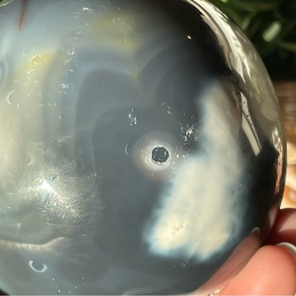 Orca Agate Crystal Sphere - Picture 14 of 14